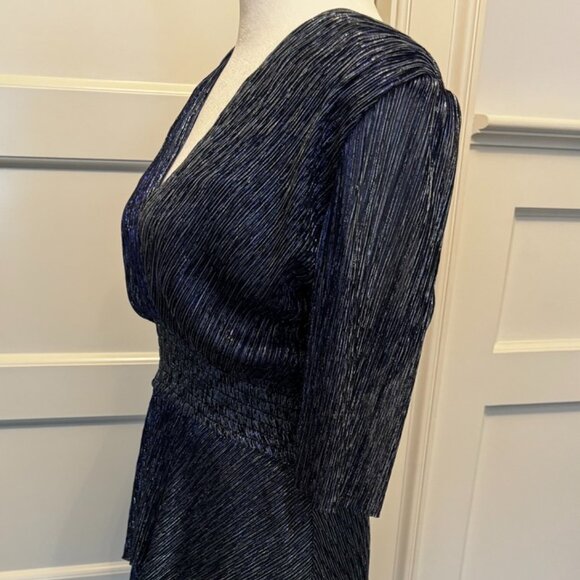 Maje Navy Midi Dress - Picture 5 of 12